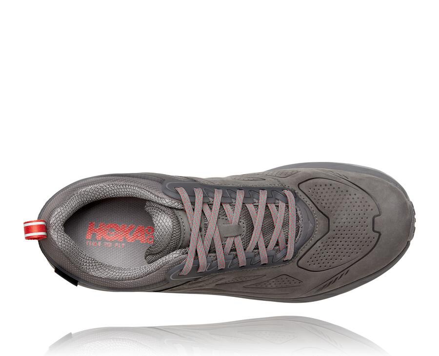 Hoka One One Spor Ayakkabı Erkek Gri - Challenger Kısa Gore-Tex - TN5162709